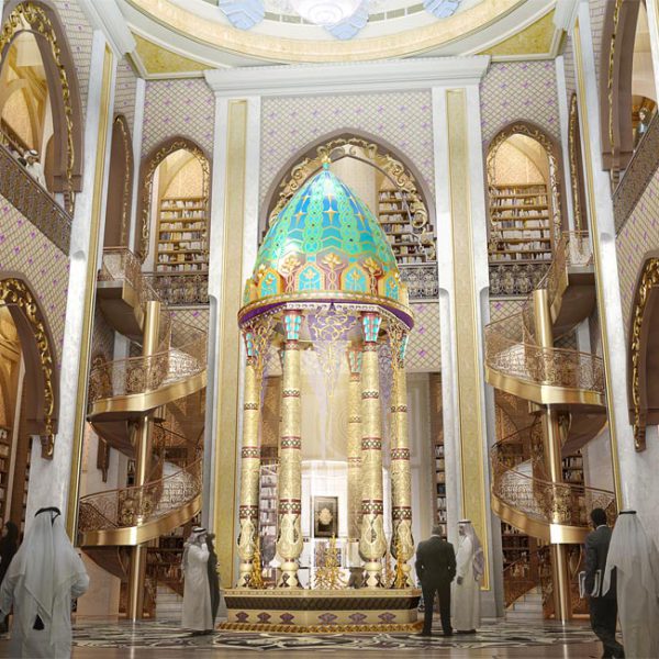 Saudi-Palace-Library